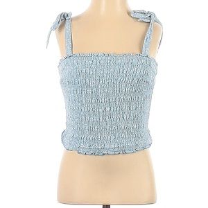Abercrombie tie shoulder Crop Top